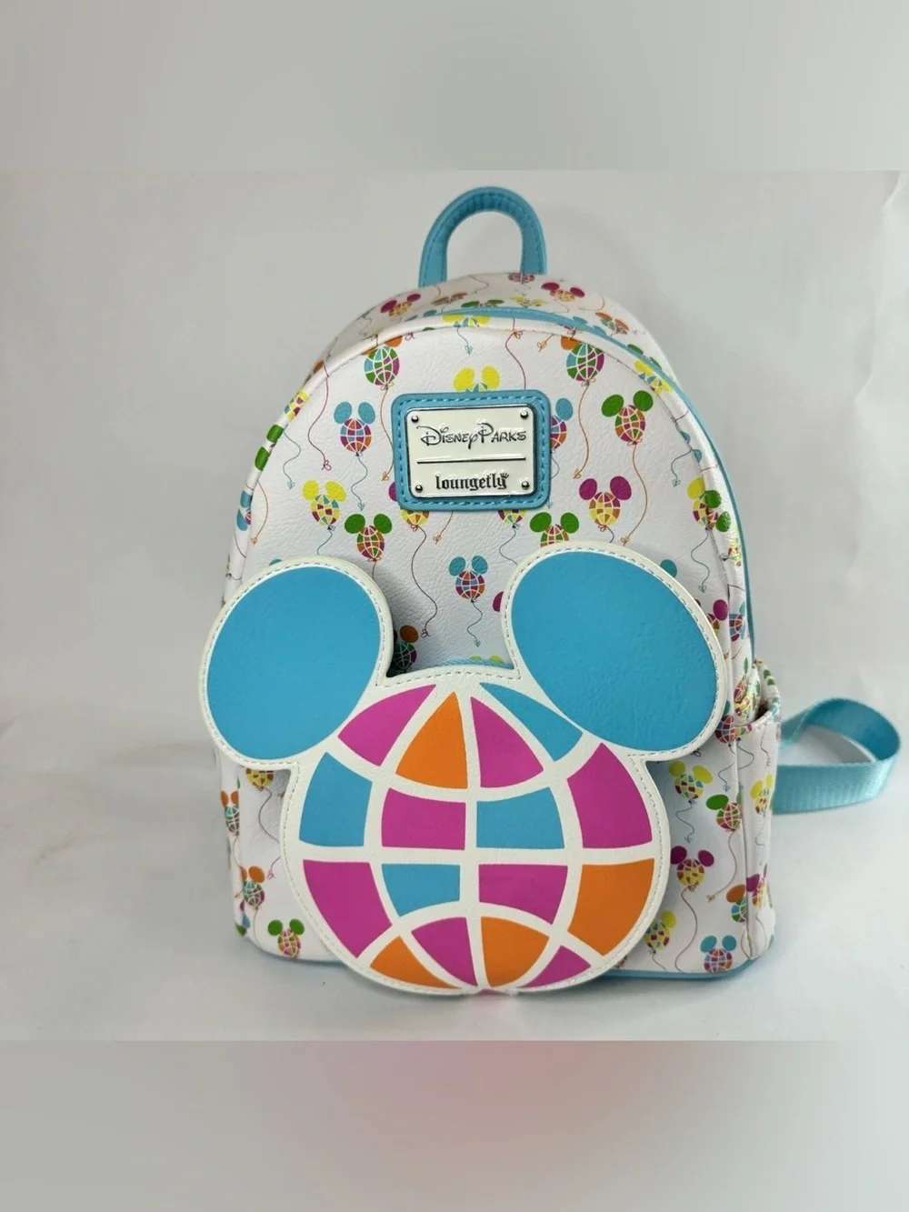 Disney Parks Epcot Loungefly Mini Backpack Mickey Mouse Balloons Vault 50th